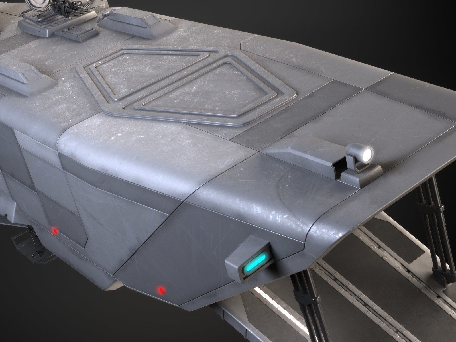 Star Wars Transporter - Atmospheric Assault Lander 3D model_6