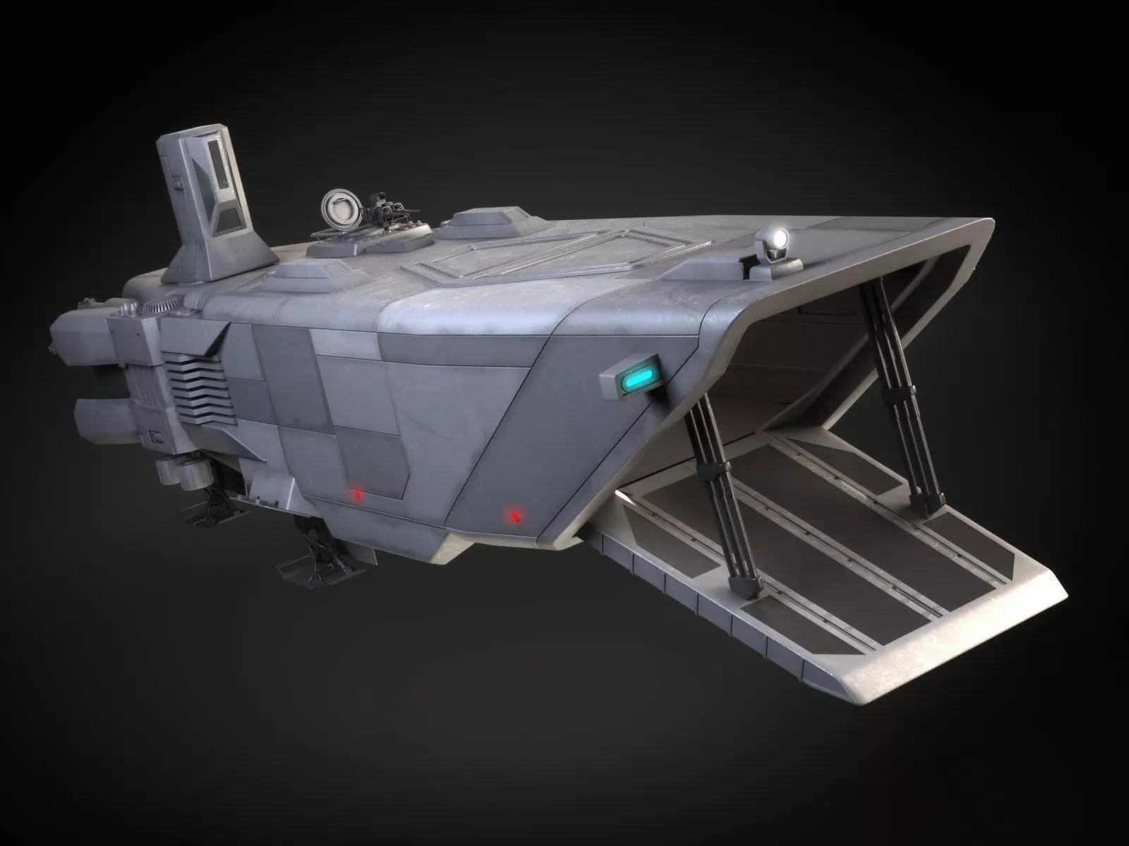 Star Wars Transporter - Atmospheric Assault Lander 3D model_0