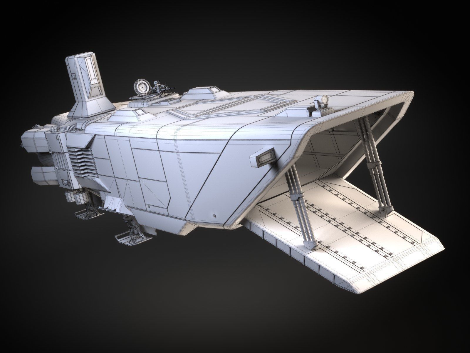 Star Wars Transporter - Atmospheric Assault Lander 3D model_18