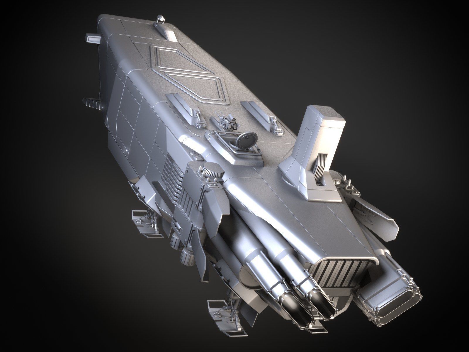 Star Wars Transporter - Atmospheric Assault Lander 3D model_15