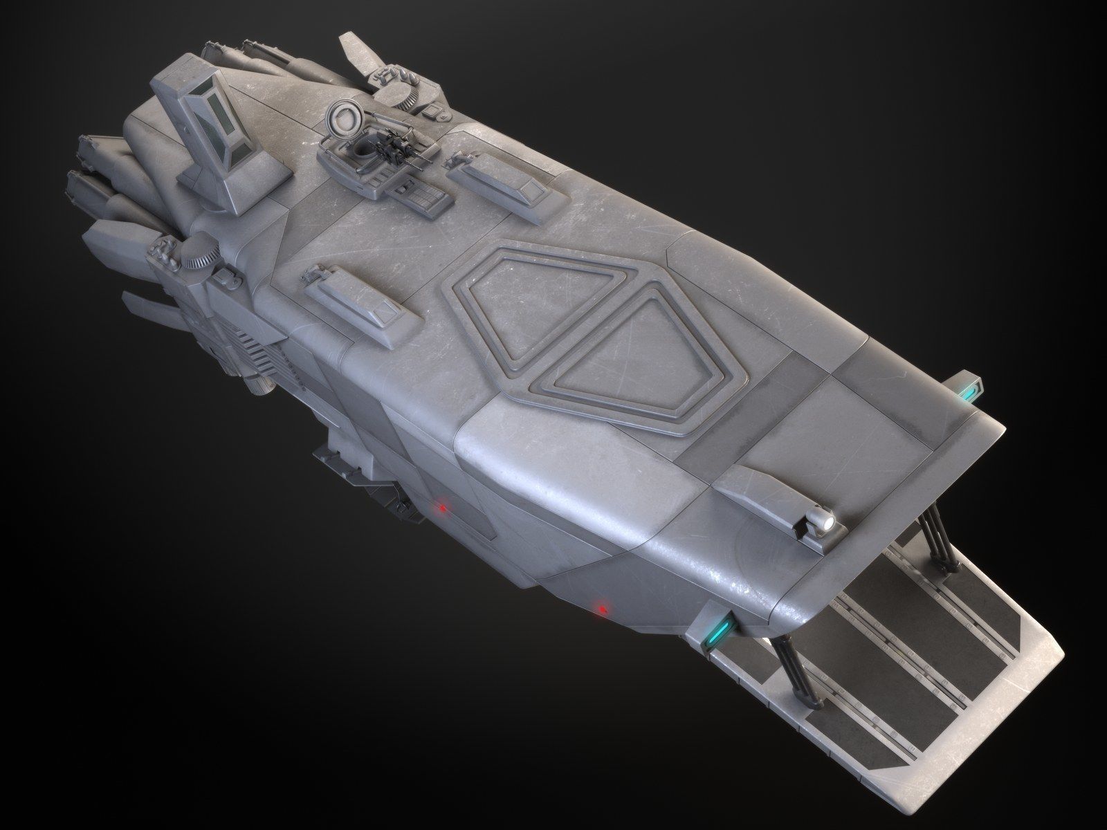 Star Wars Transporter - Atmospheric Assault Lander 3D model_1