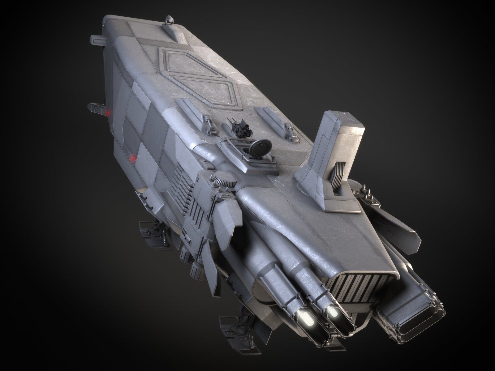 Star Wars Transporter - Atmospheric Assault Lander 3D model_2