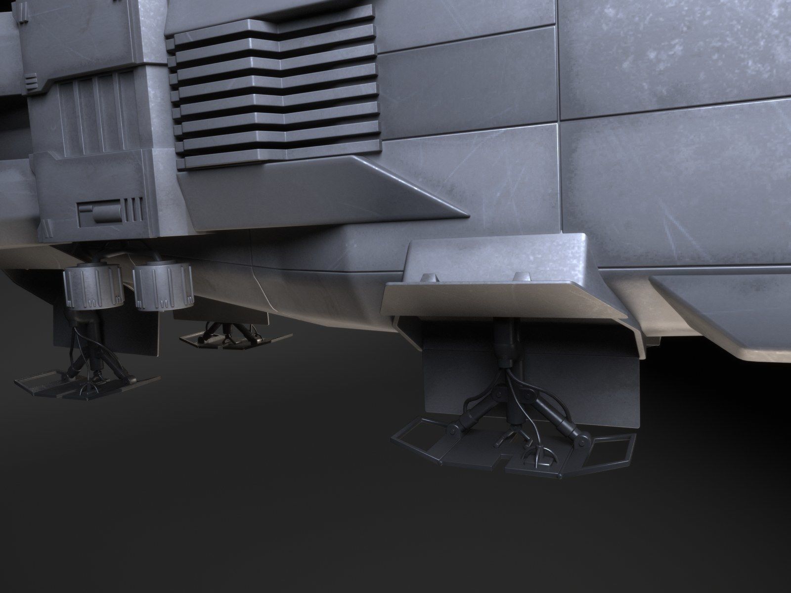 Star Wars Transporter - Atmospheric Assault Lander 3D model_7