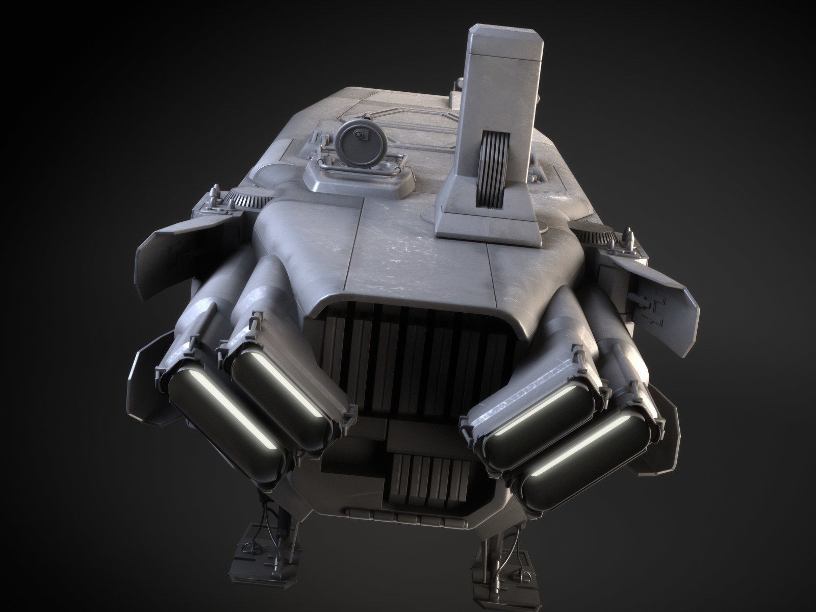 Star Wars Transporter - Atmospheric Assault Lander 3D model_3