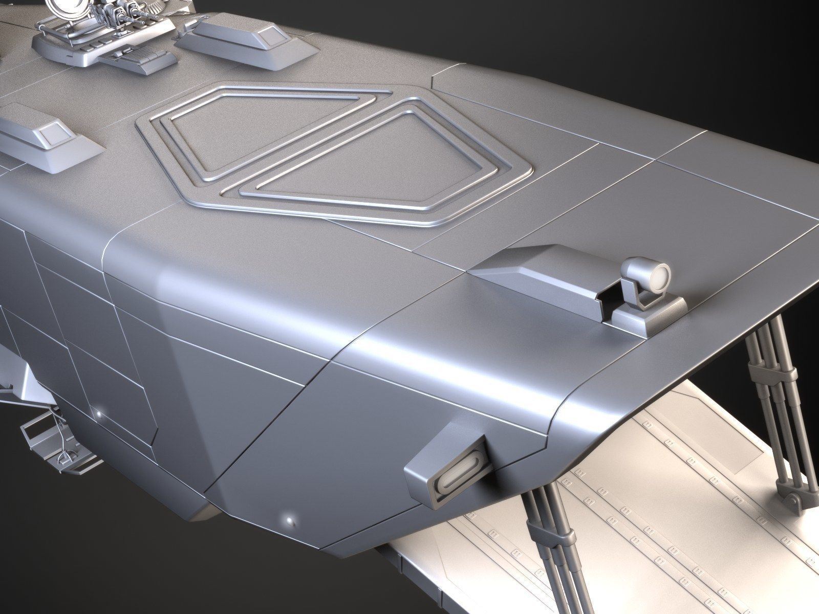 Star Wars Transporter - Atmospheric Assault Lander 3D model_16