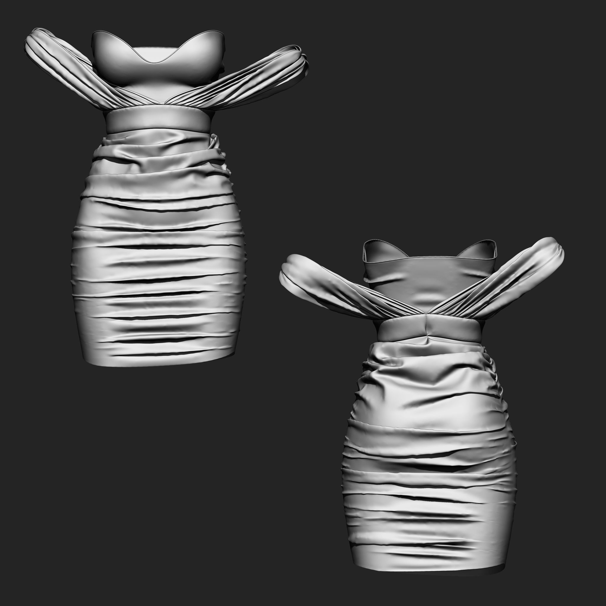 Clothes Collection IMM Brush Pack 16 in One Vol 7 3D model_2