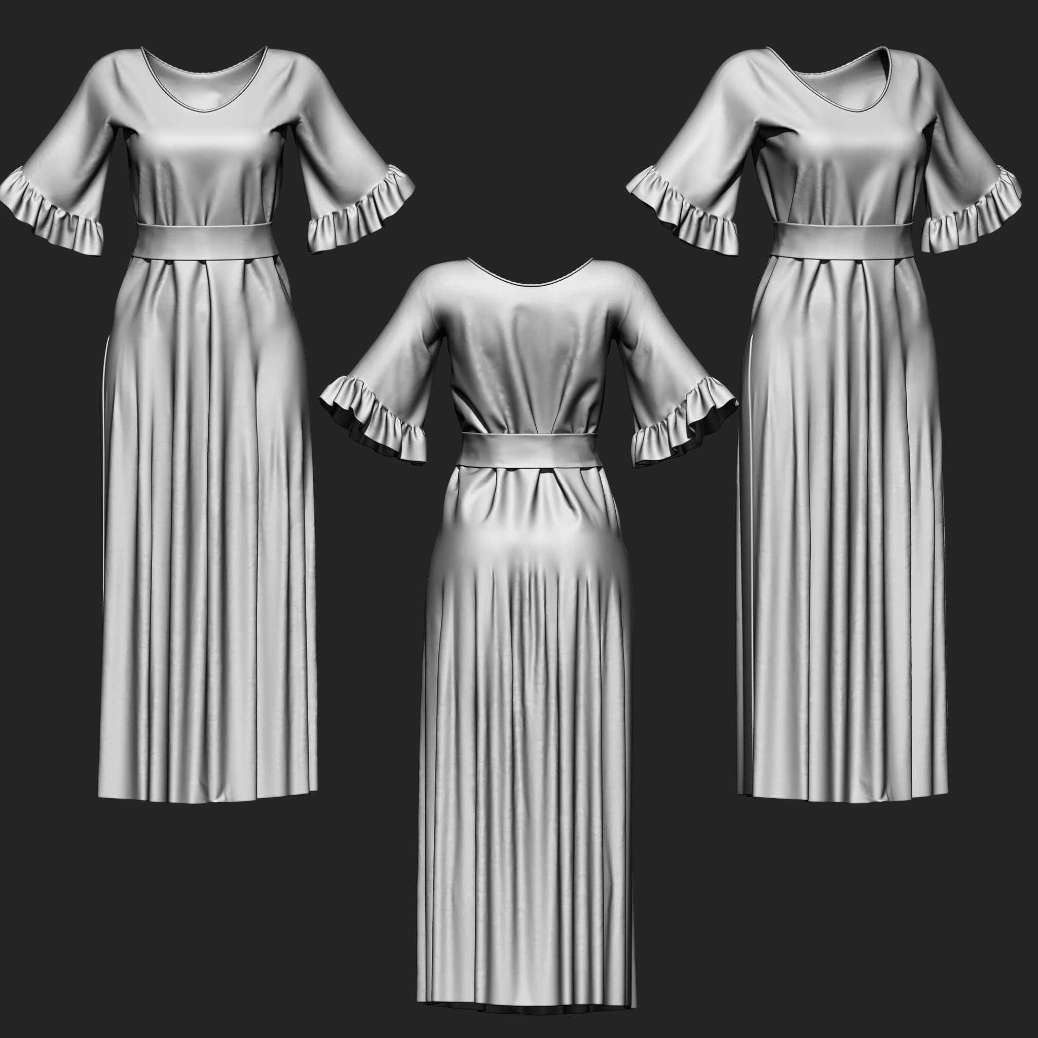 Clothes Collection IMM Brush Pack 16 in One Vol 7 3D model_5