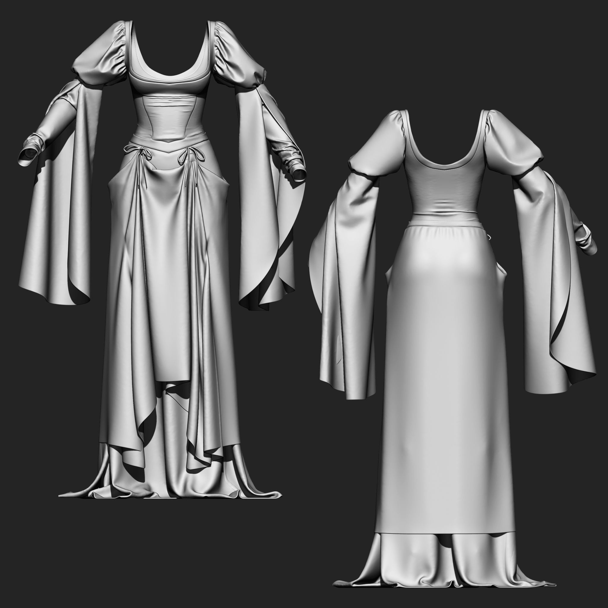 Clothes Collection IMM Brush Pack 16 in One Vol 7 3D model_6