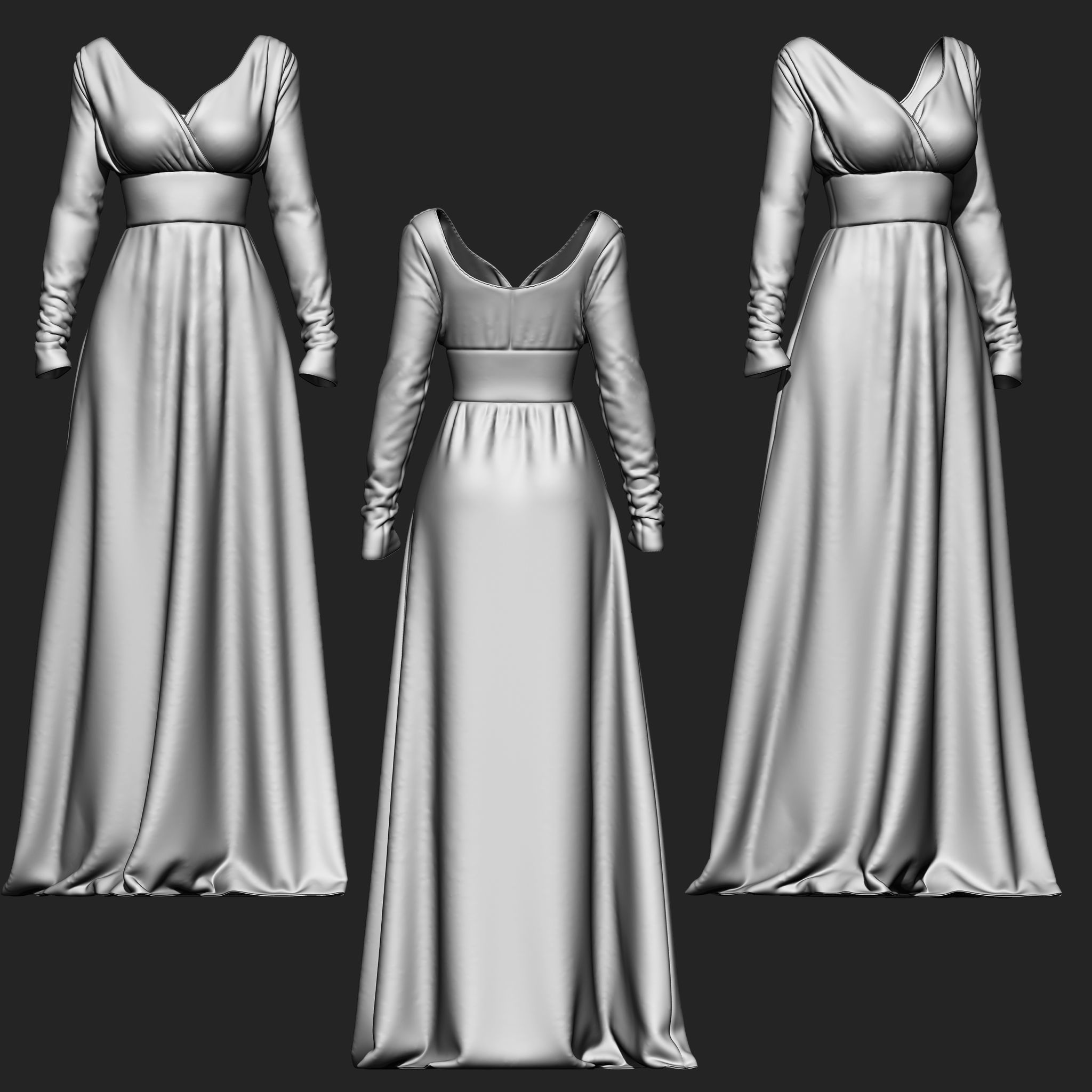 Clothes Collection IMM Brush Pack 16 in One Vol 7 3D model_3