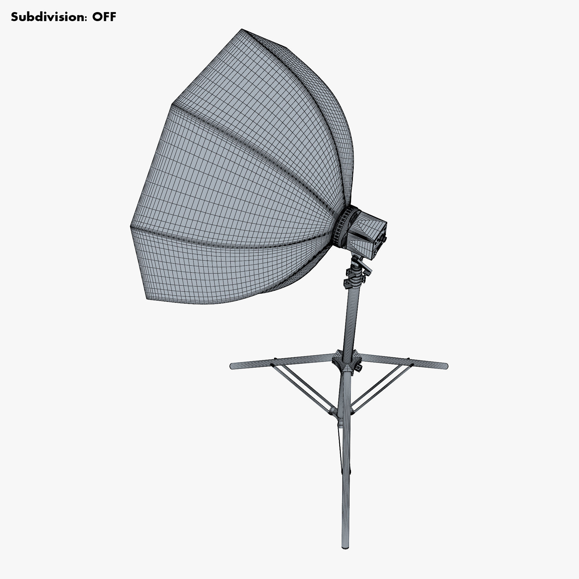Studio Softbox Octagon Light M 1 3D model_23