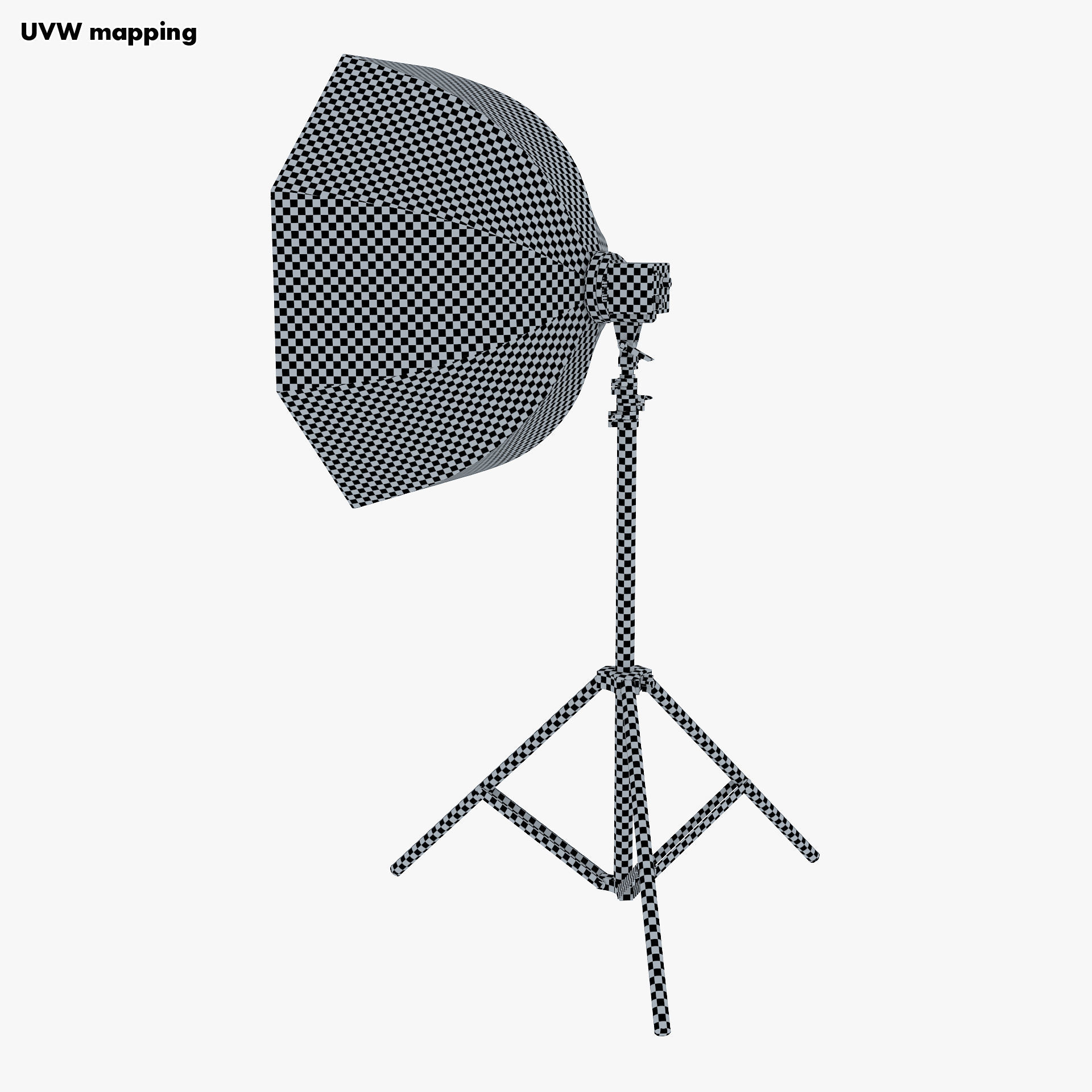 Studio Softbox Octagon Light M 1 3D model_35