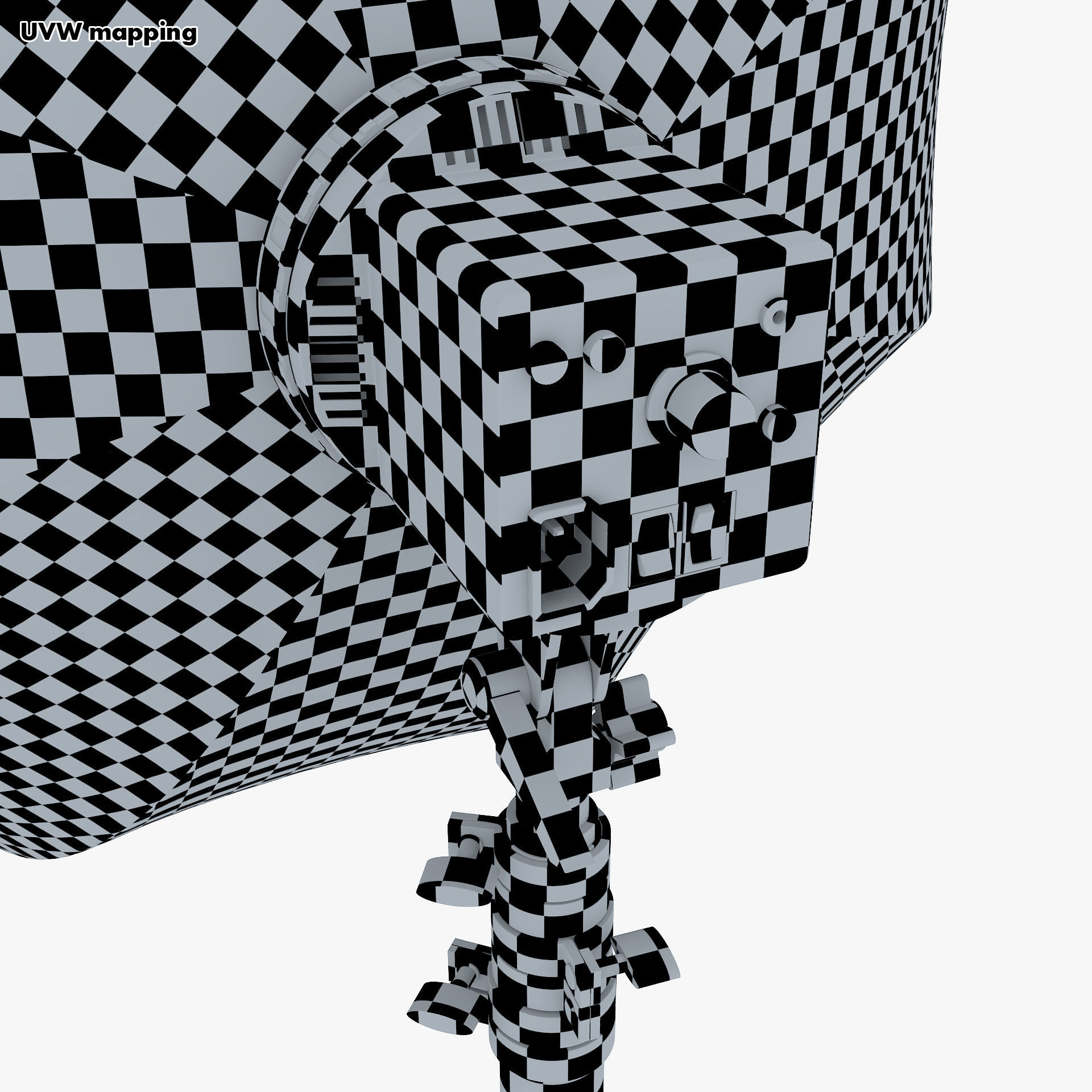 Studio Softbox Octagon Light M 1 3D model_36