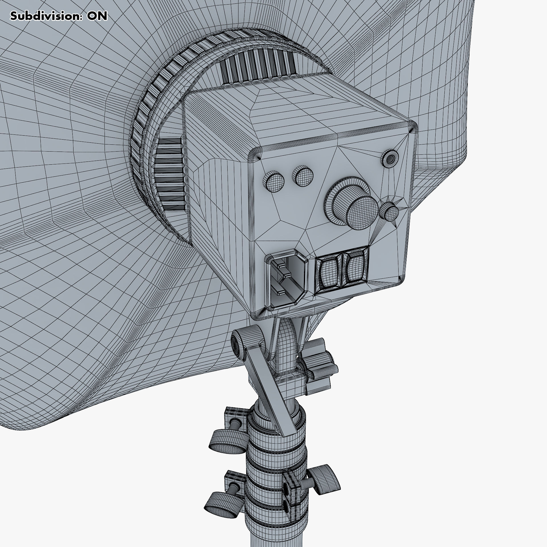 Studio Softbox Octagon Light M 1 3D model_16