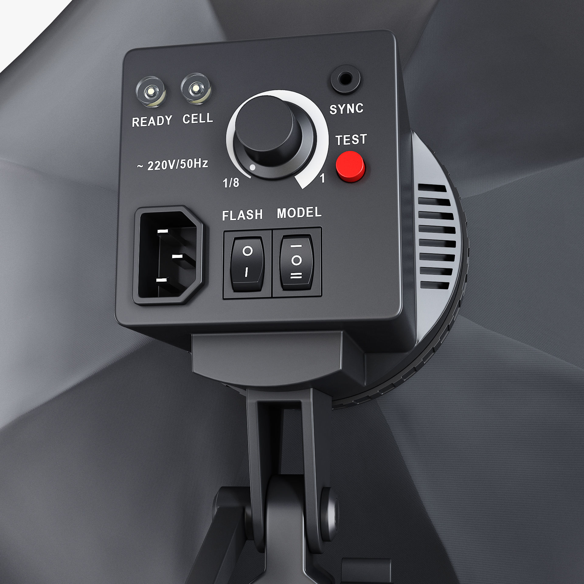 Studio Softbox Octagon Light M 1 3D model_4