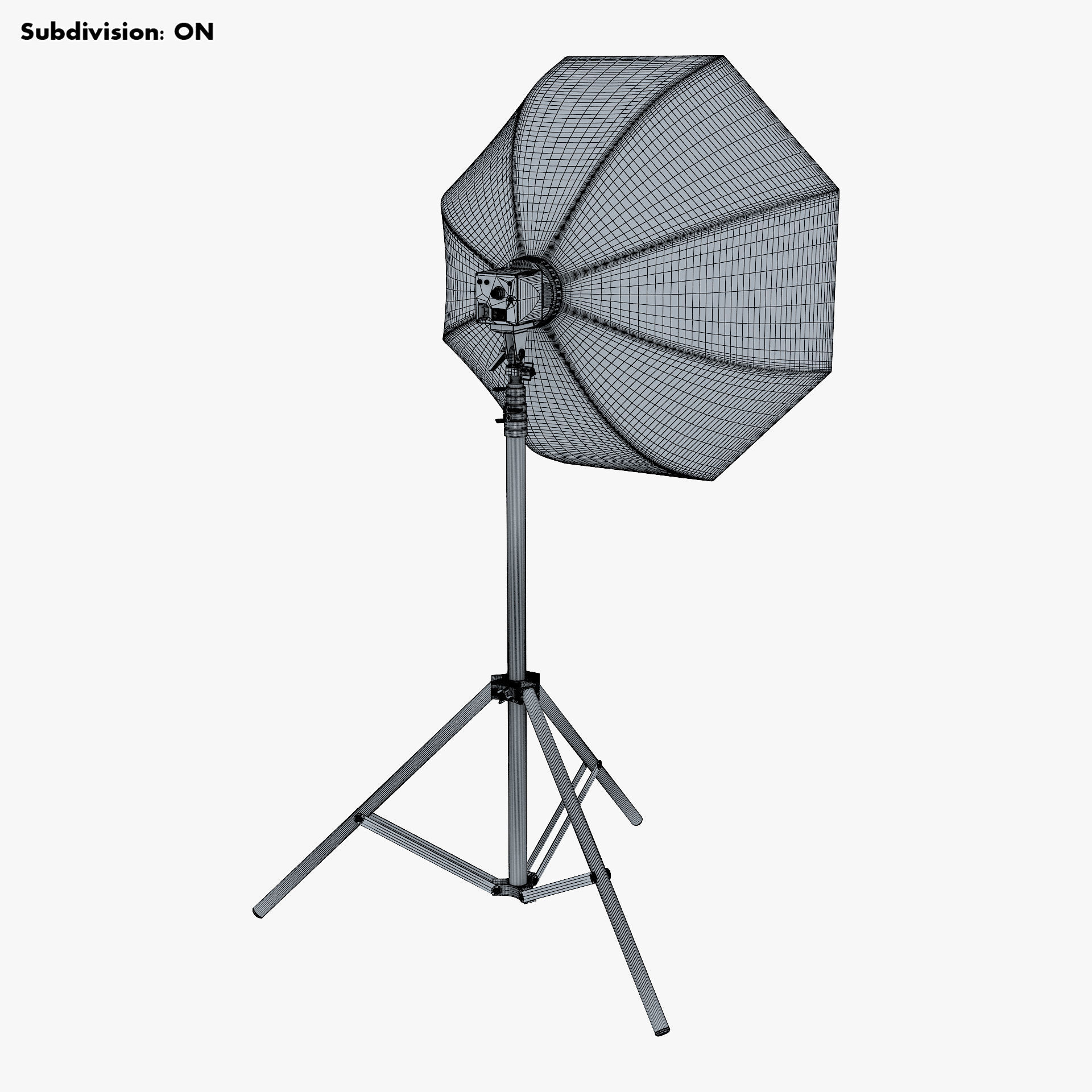 Studio Softbox Octagon Light M 1 3D model_20