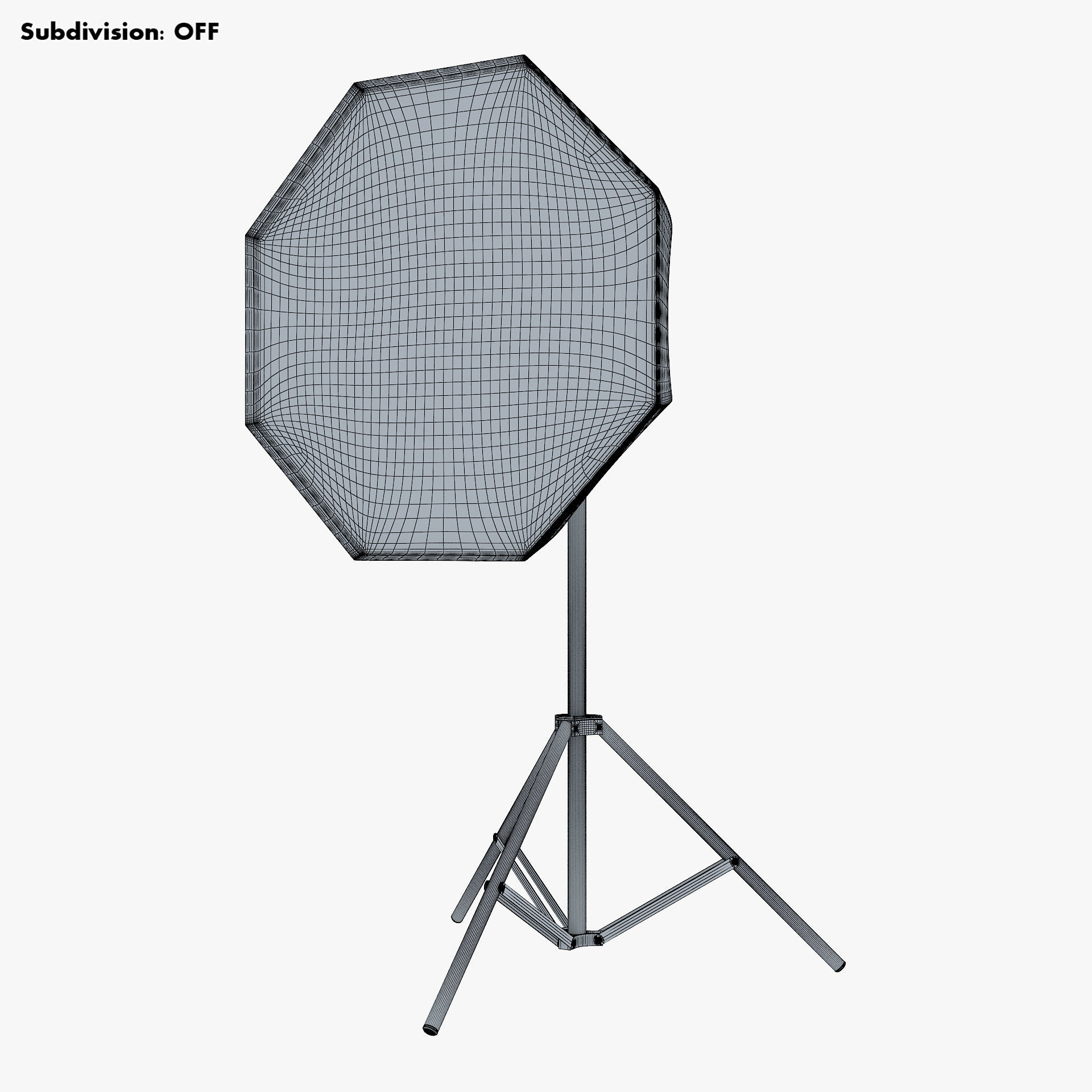 Studio Softbox Octagon Light M 1 3D model_29