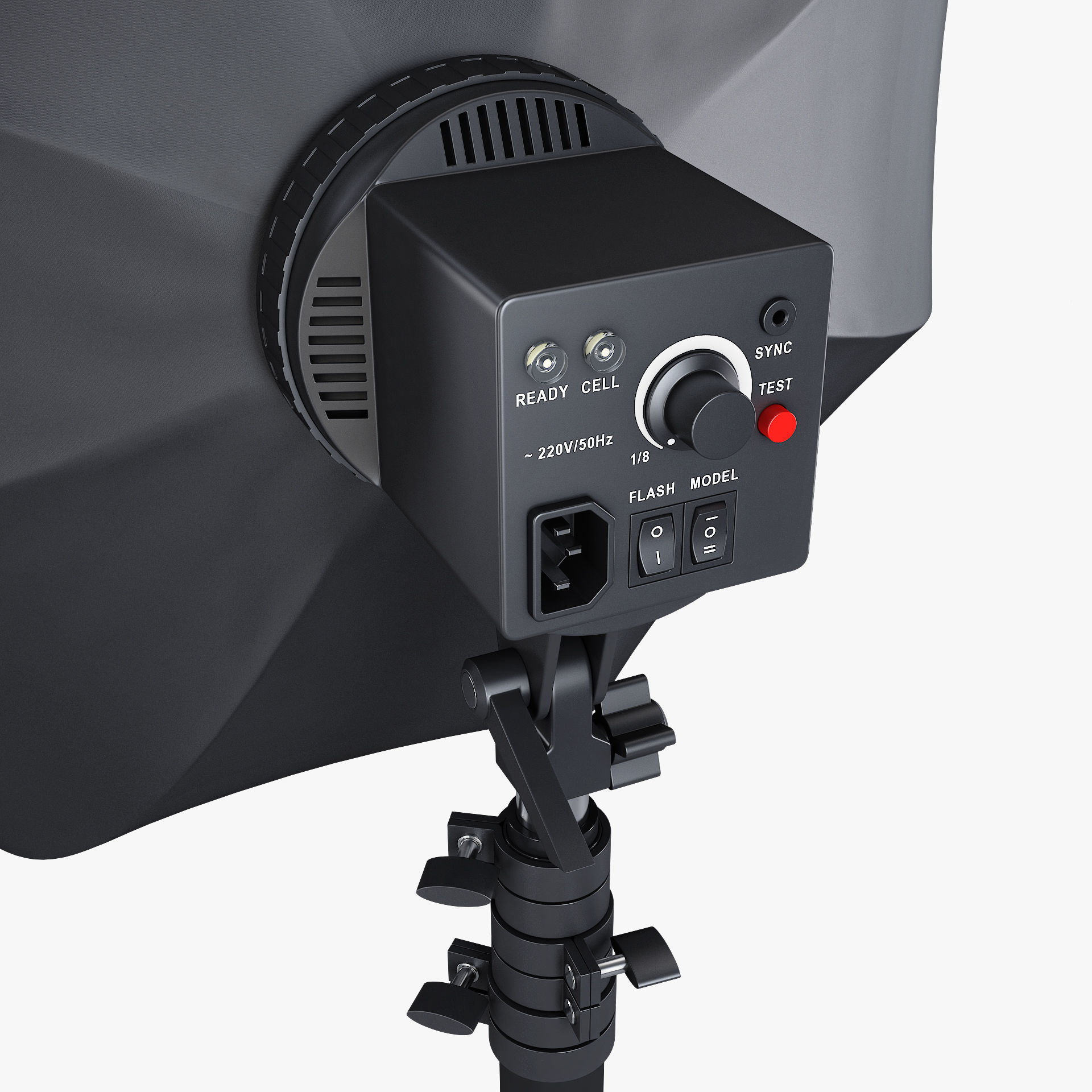 Studio Softbox Octagon Light M 1 3D model_3
