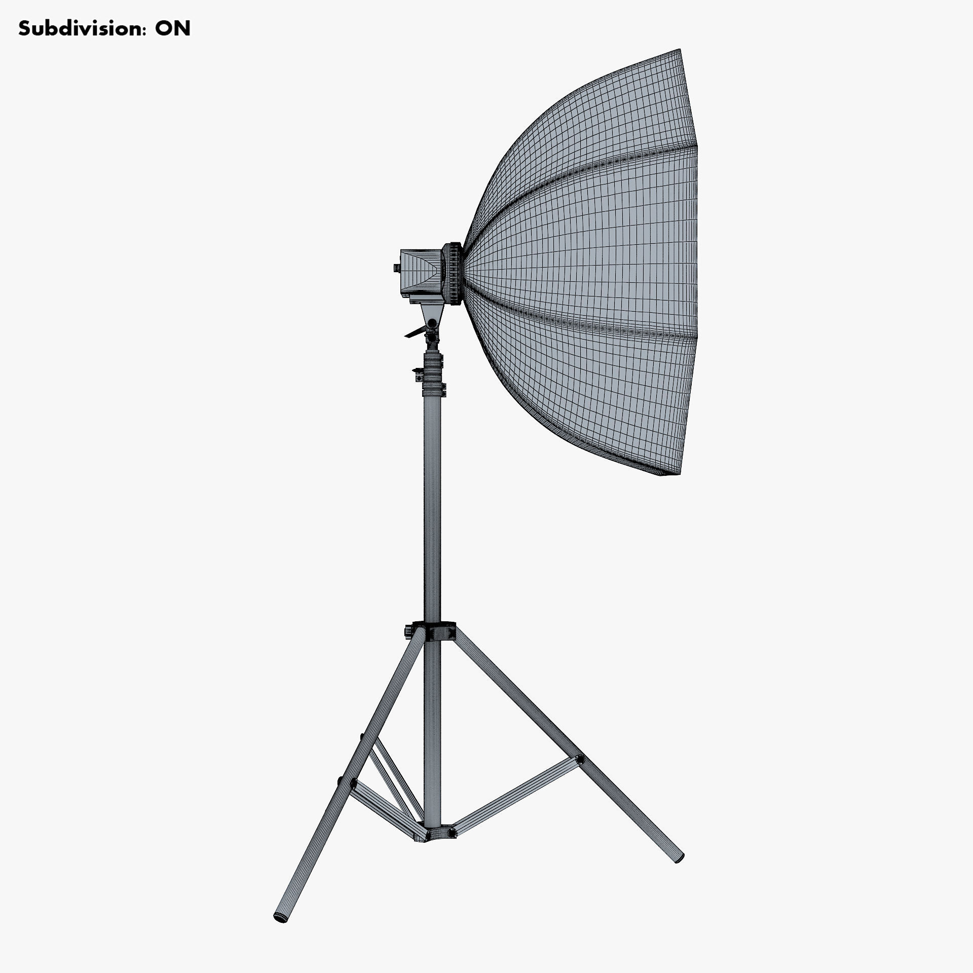 Studio Softbox Octagon Light M 1 3D model_26