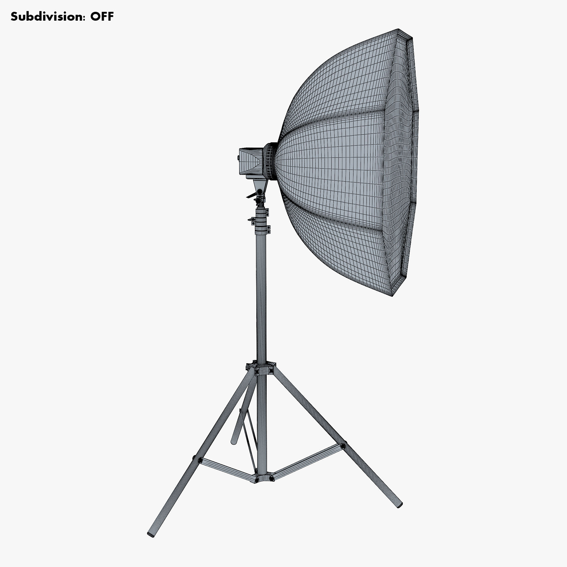 Studio Softbox Octagon Light M 1 3D model_13