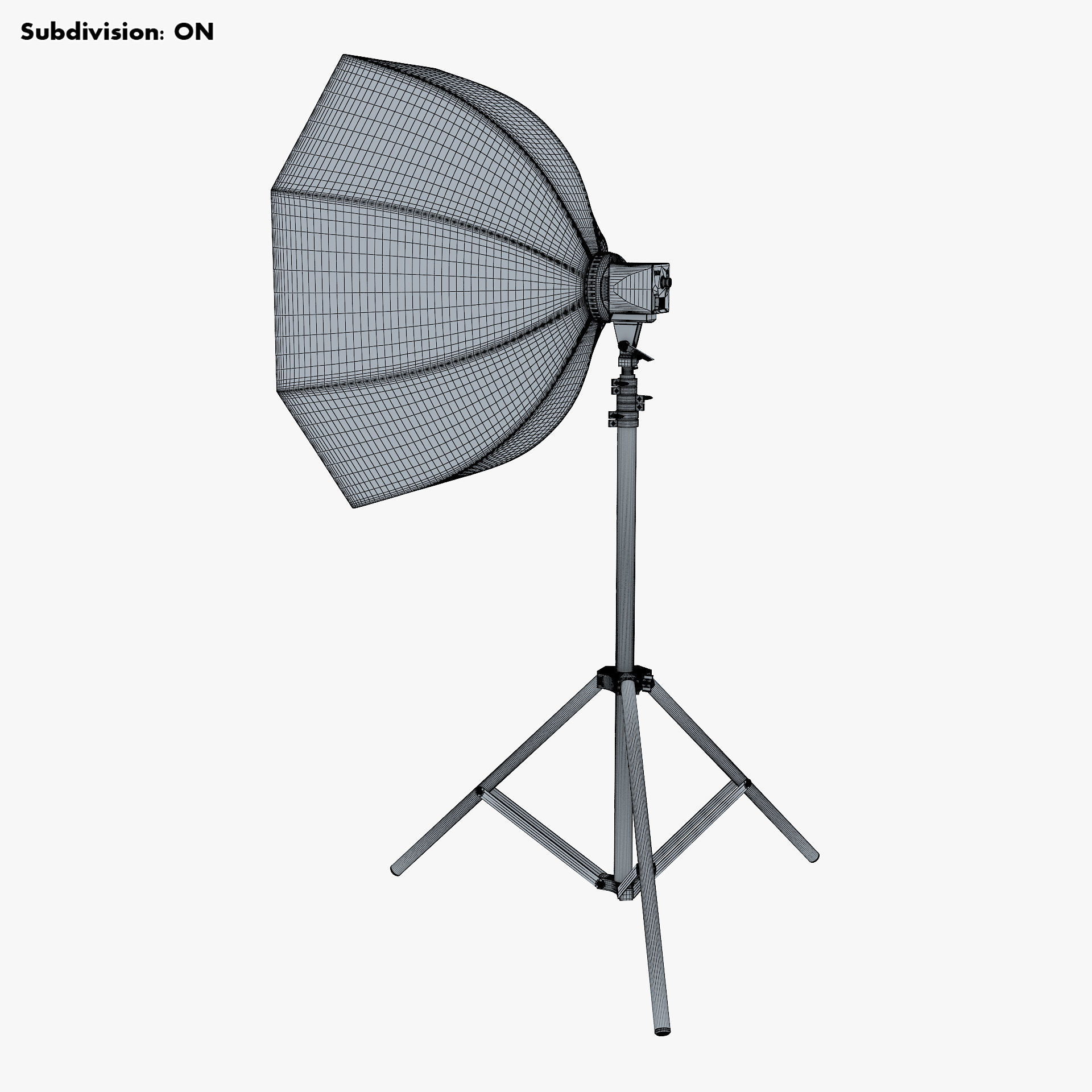 Studio Softbox Octagon Light M 1 3D model_14