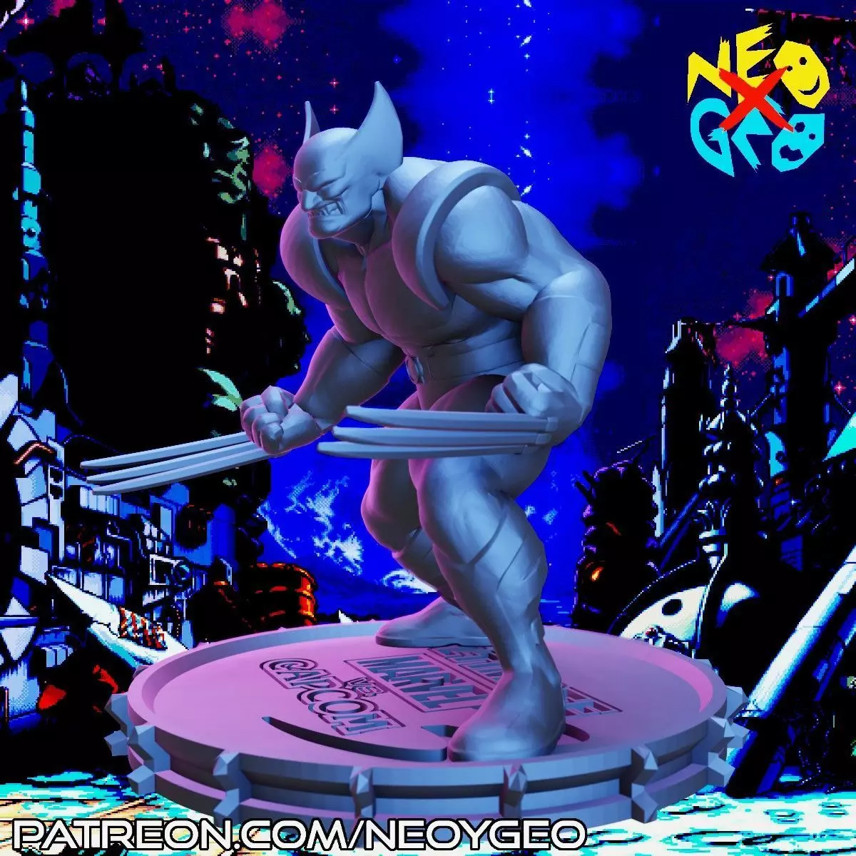 WOLVERINE - MARVEL VS CAPCOM 3 Free 3D print model