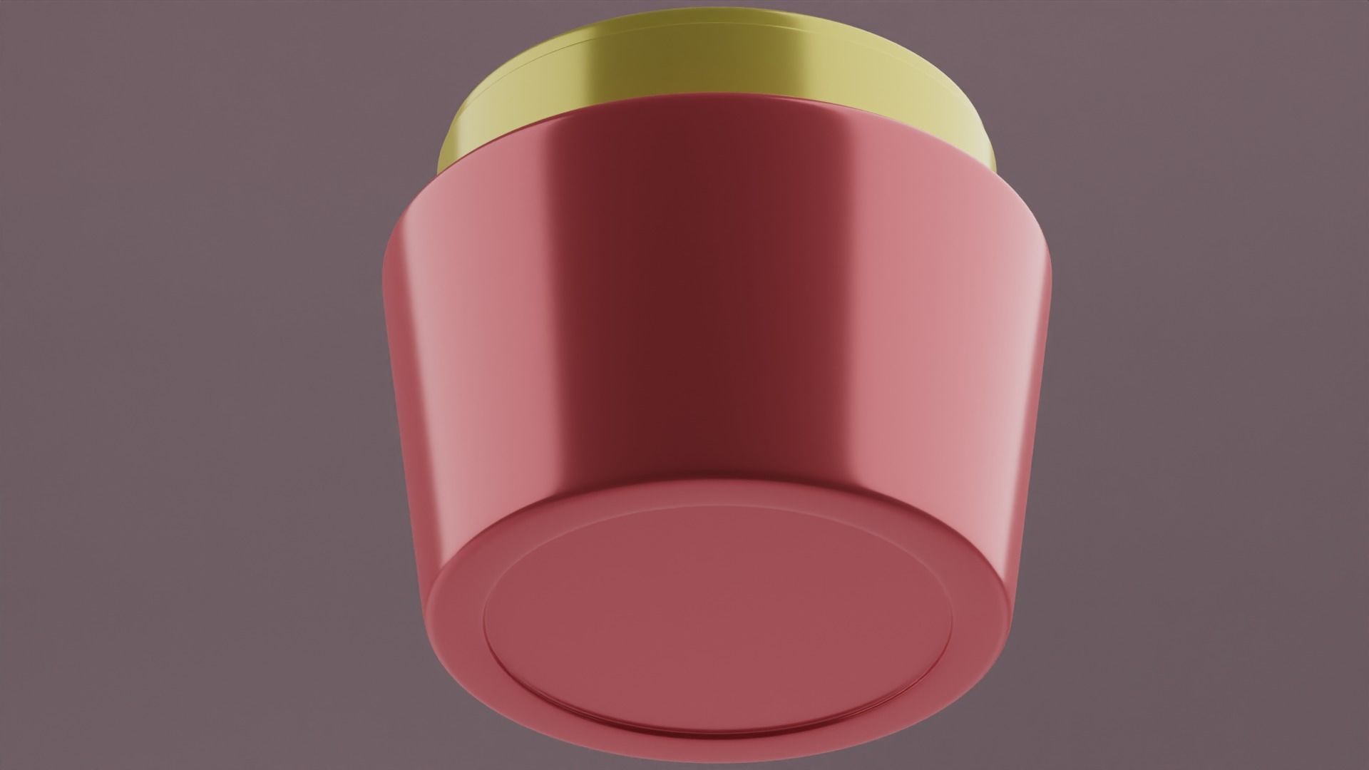 Cosmetic Jar 3D model_4