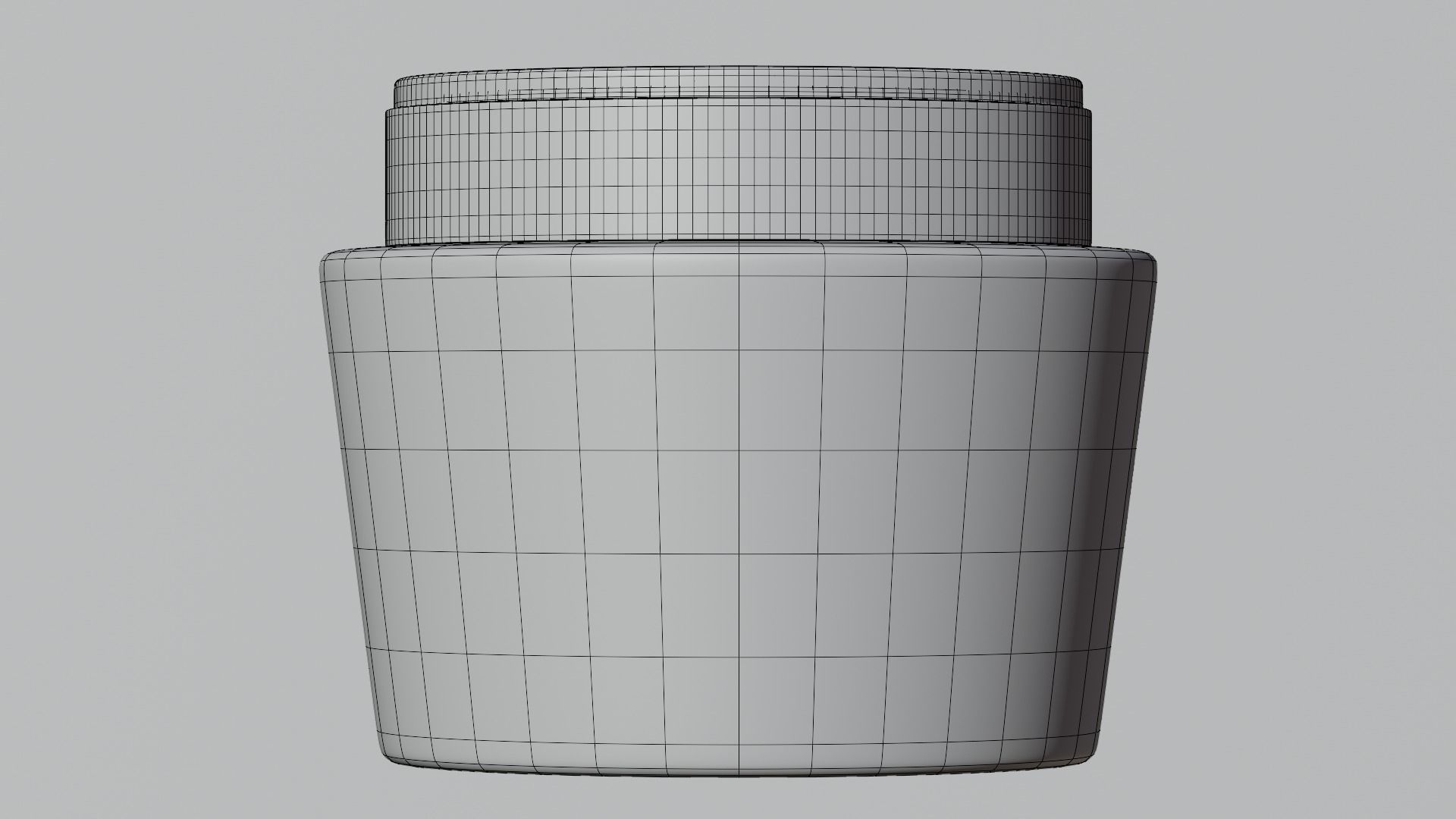 Cosmetic Jar 3D model_5