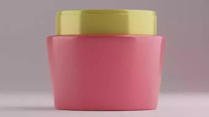 Cosmetic Jar 3D model
