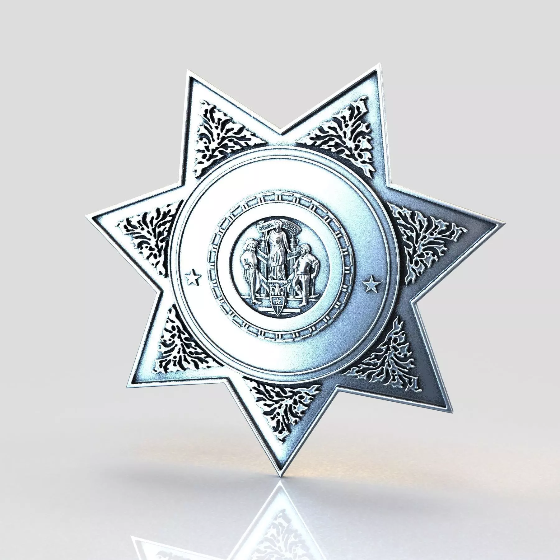 Natrona County Sheriff 3D print model