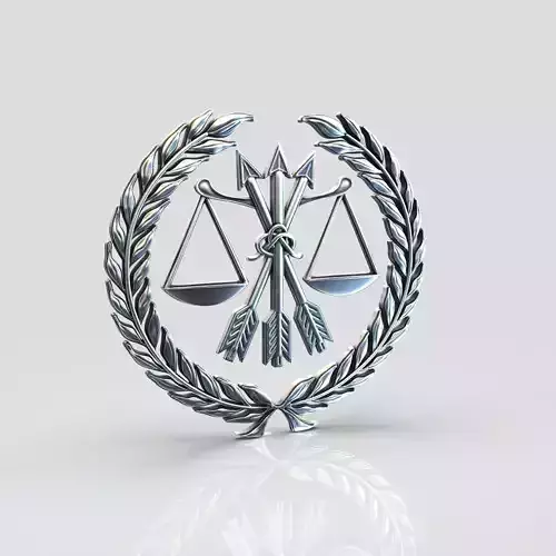 Scales and Wreath 3D print model