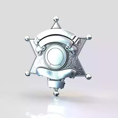 Star Badge 3D print model