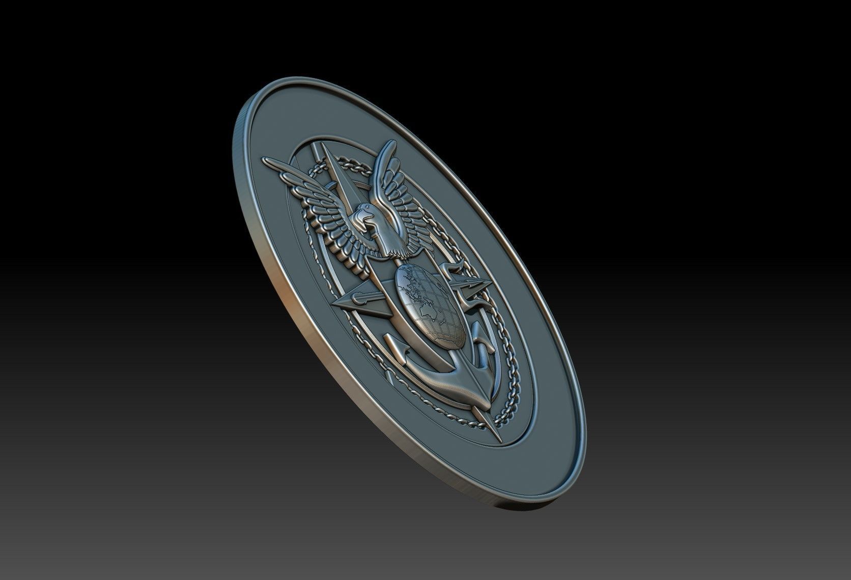 Station Logo 3D print model_5