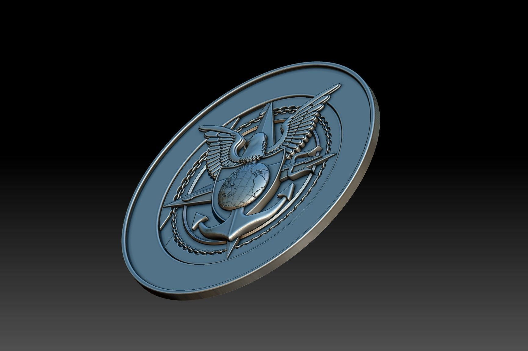 Station Logo 3D print model_4