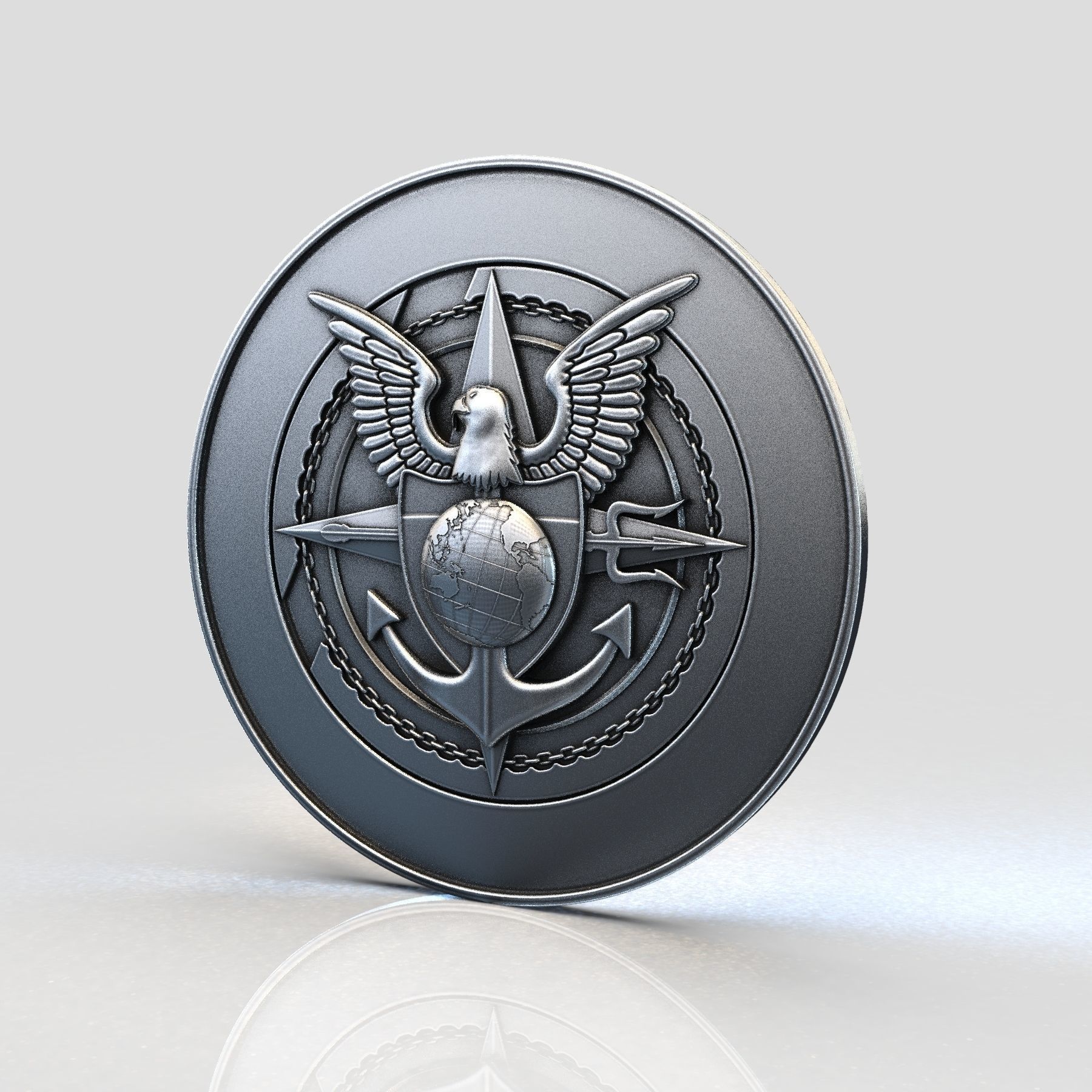 Station Logo 3D print model_2