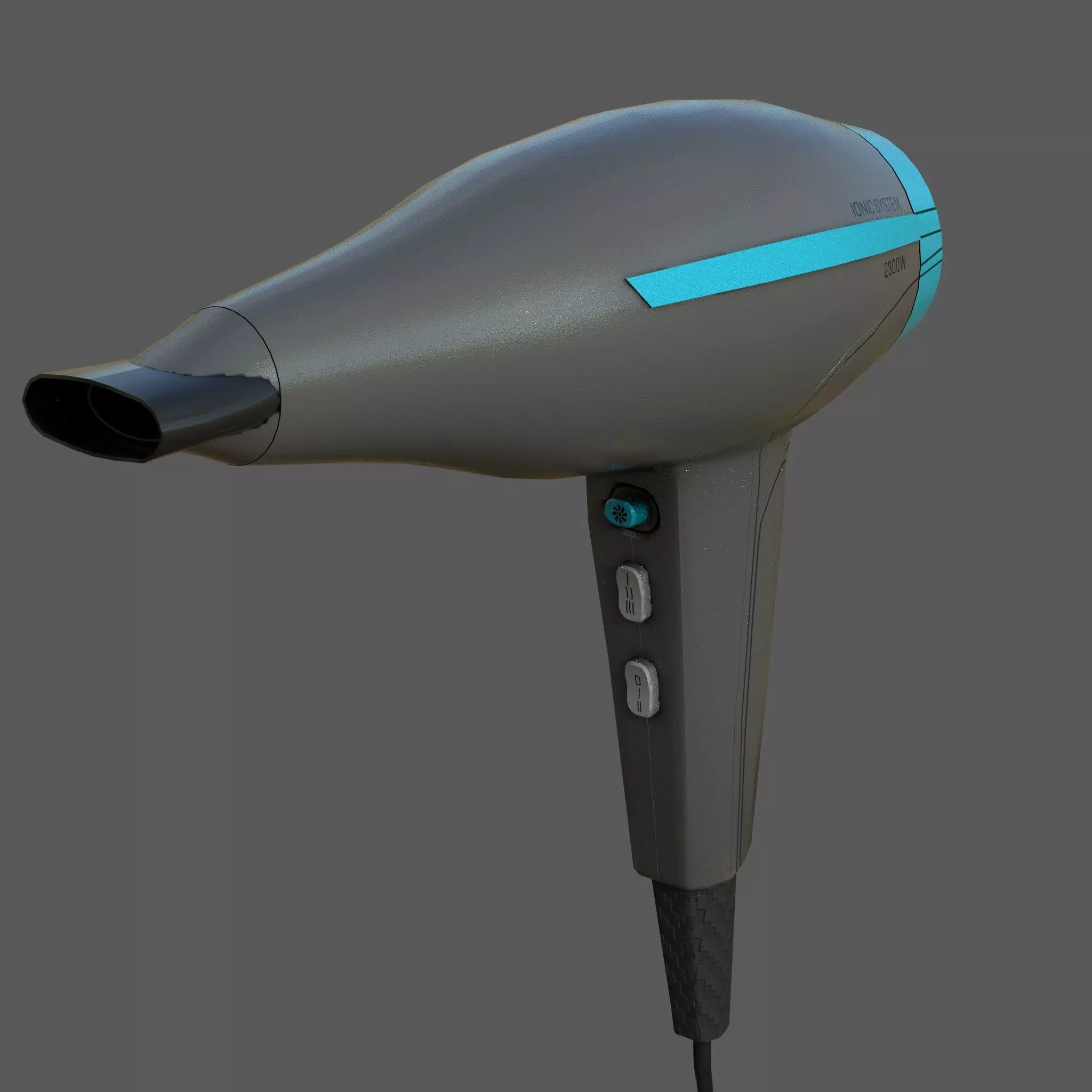 HAIR DRYIR Low-poly 3D model