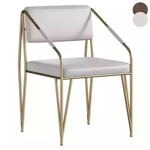 Gold Metal Legs Guest Chair Vanity Chair By Homary 