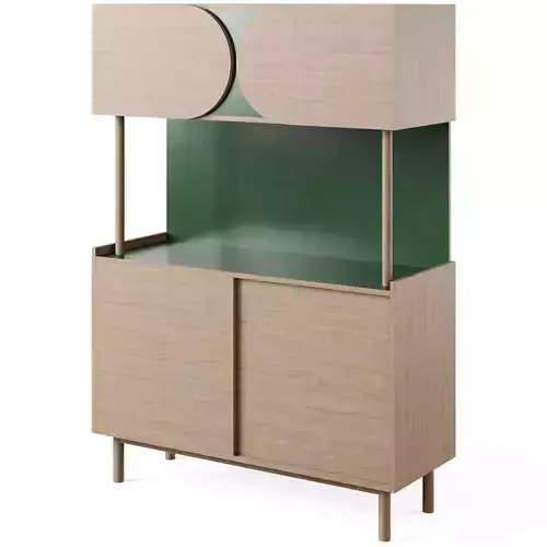 Quillan Formica Oak Veneer Sideboard by LA REDOUTE 