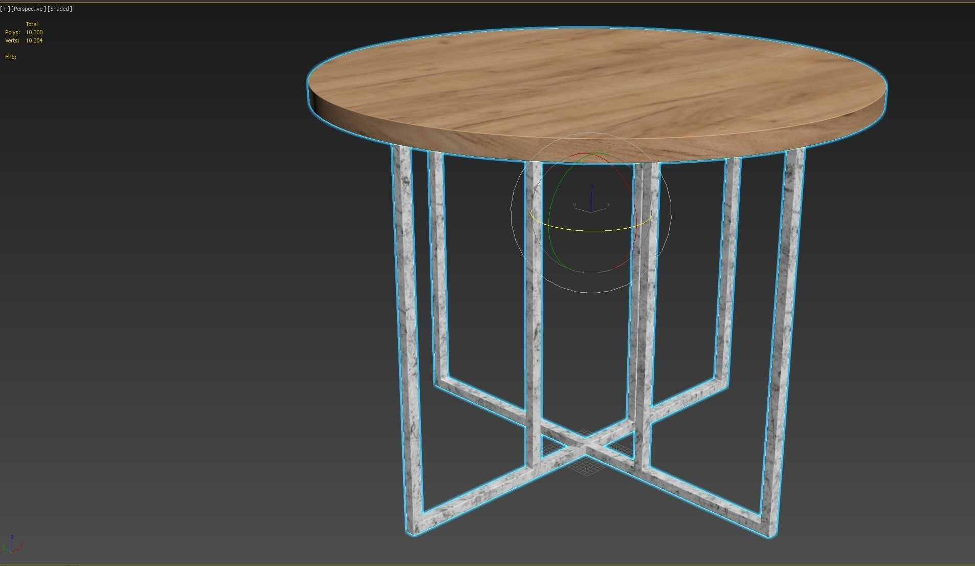 Montana table 3D model_7