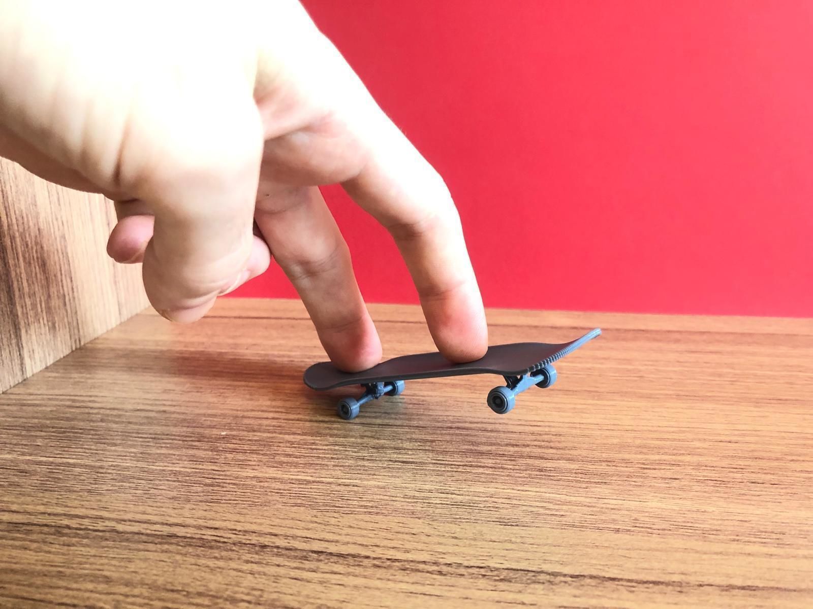 Finger Skateboard Print-ready  3D print model_1