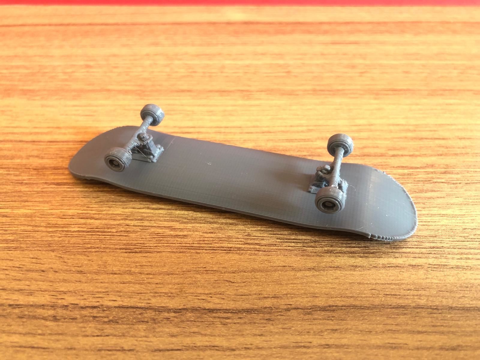 Finger Skateboard Print-ready  3D print model_4