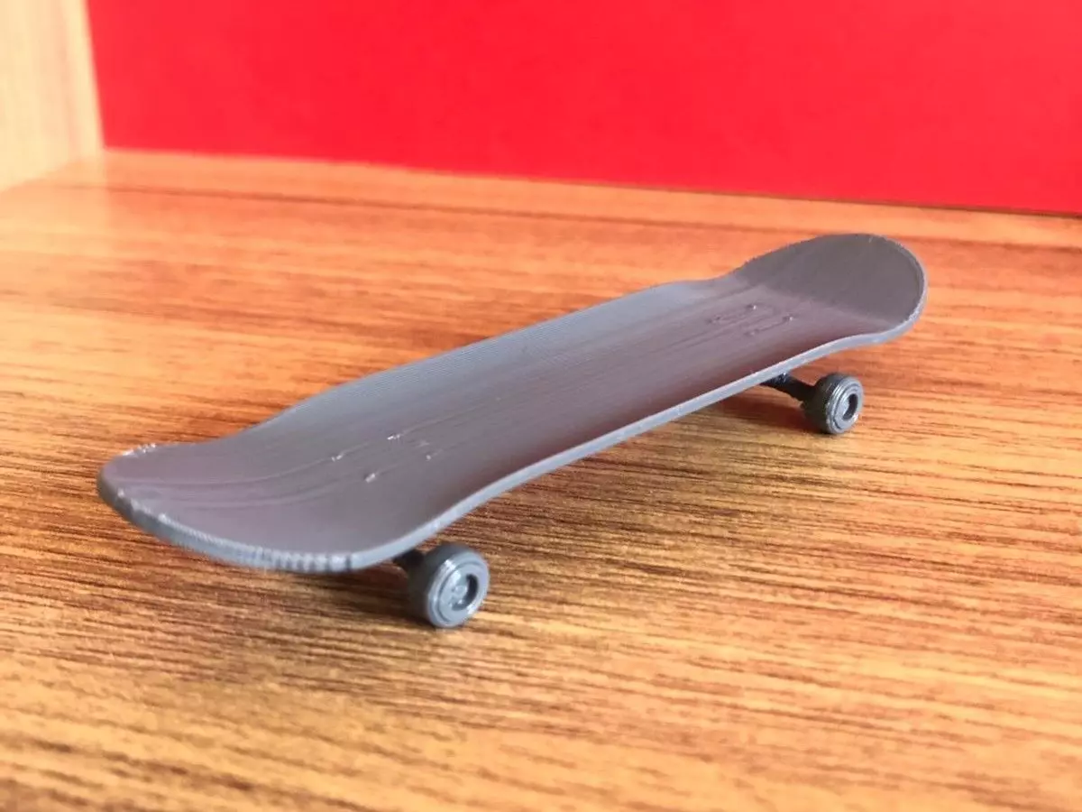 Finger Skateboard Print-ready  3D print model_0