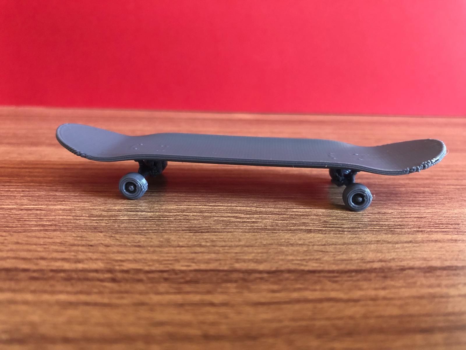 Finger Skateboard Print-ready  3D print model_3
