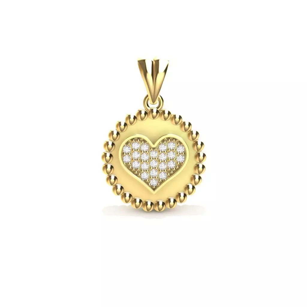 HEART PENDANT 3D print model