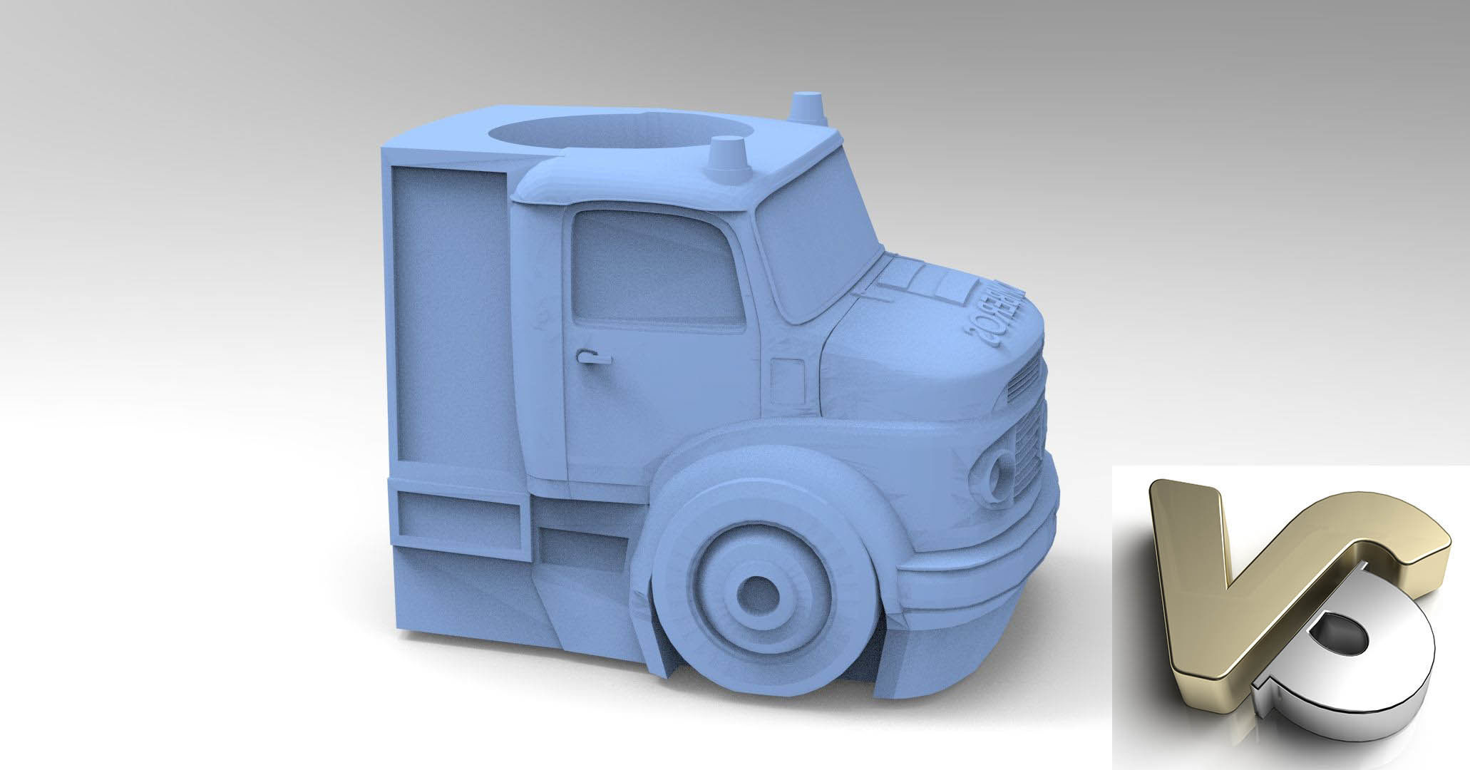Truck Matte for 3d printing 3D model_4