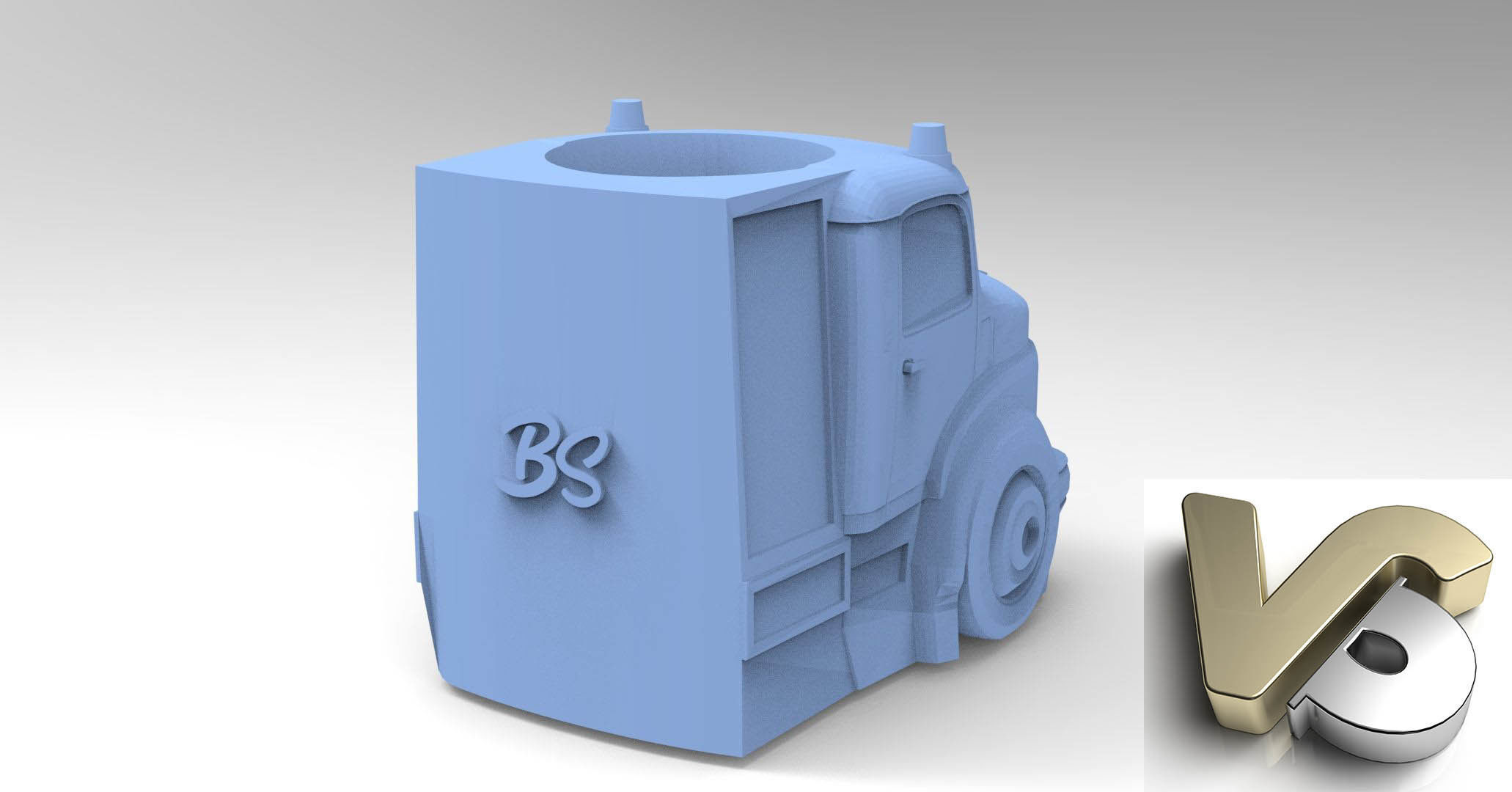 Truck Matte for 3d printing 3D model_9