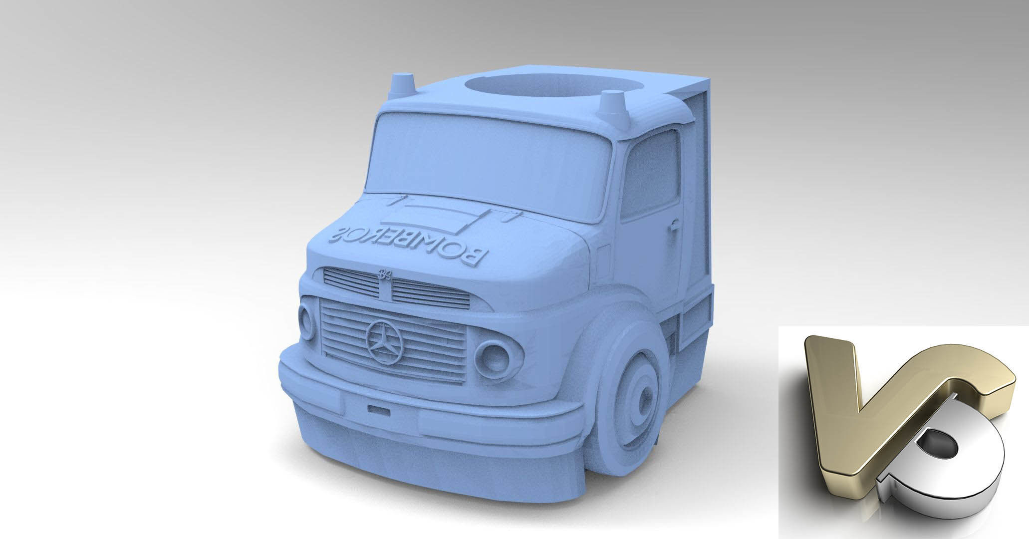 Truck Matte for 3d printing 3D model_1