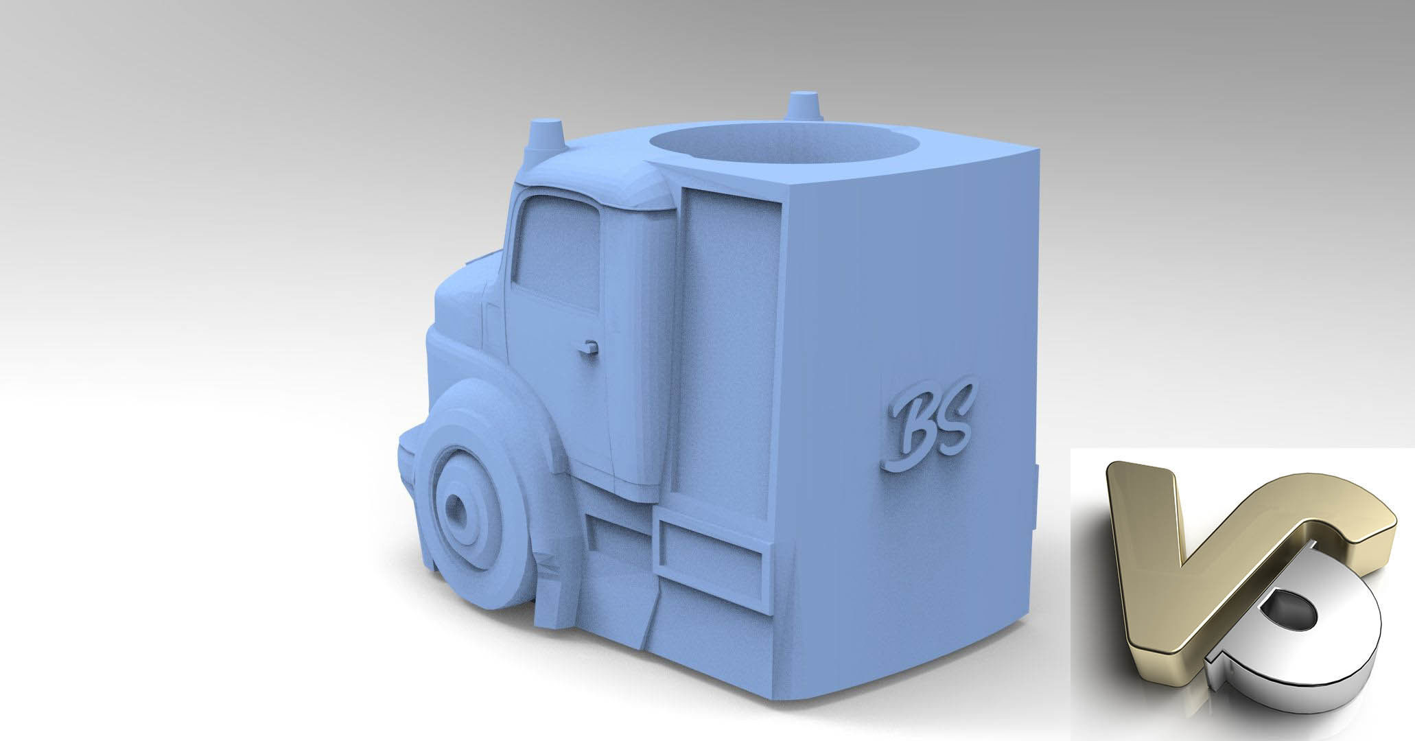 Truck Matte for 3d printing 3D model_2
