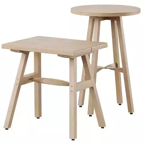 Side Table STUGGY and CRIB by Tom Raffield