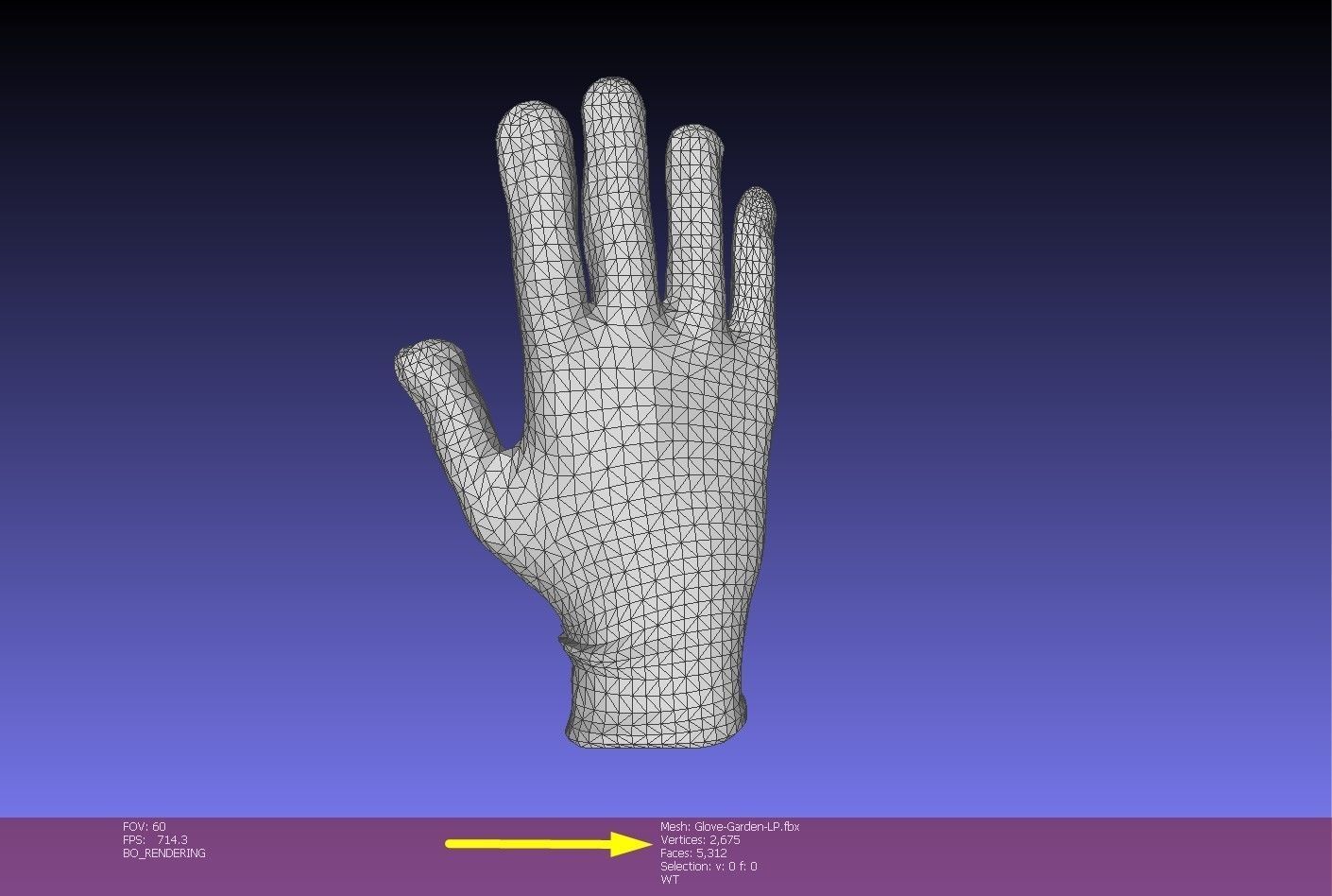 Glove Garden - low-poly - PBR - FREE Download Free low-poly 3D model_7