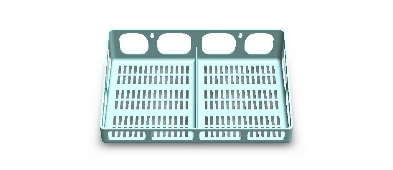 Wall Mounted Multi Purpose Shelf 3D print model_21
